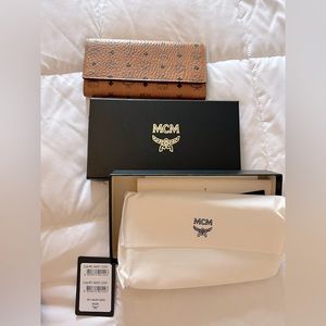 EUC MCM Trifold Wallet
